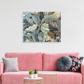 ウィリアム・モリス・アカンサス壁葉紙 キャンバスプリント (インサイチュ (リビング))