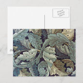 ウィリアム・モリス・アカンサス壁葉紙 ポストカード (正面/裏面)