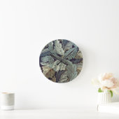 ウィリアム・モリス・アカンサス壁葉紙 ラウンド壁時計 (ホーム)