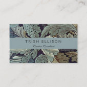 ウィリアム・モリス・アカンサス壁葉紙 名刺 (正面)