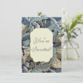 ウィリアム・モリス・アカンサス壁葉紙 招待状 (スタンド正面)