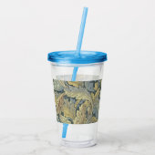 ウィリアム・モリス・アカンサス葉フローラ・アールヌーボー アクリルタンブラー (裏面)