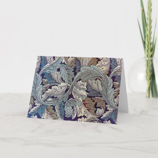 ウィリアム・モリス・アカンサス カード (正面)