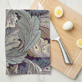 ウィリアム・モリス・アカンサス キッチンタオル (四つ折り)