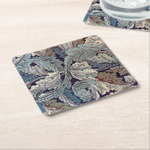 ウィリアム・モリス・アカンサス スクエアペーパーコースター (アングル)