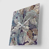 ウィリアム·モリス·アカンサス スクエア壁時計 (傾斜)