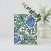 ウィリアム・モリス「アネモン」 ポストカード (スタンド正面)