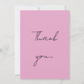 ウィリアム・モリス・アルファベットゴールデンリリーピンク サンキューカード (裏面)