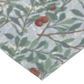 ウィリアム・モリス・アルブトゥスヴィンテージ赤い果実の葉 テーブルクロス (アングル)