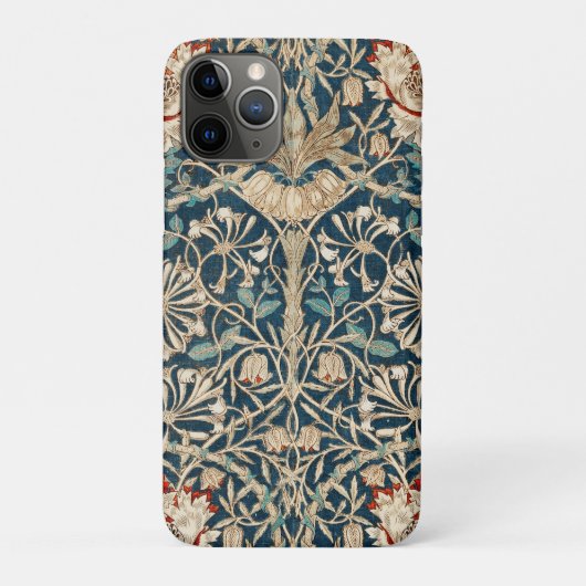 ウィリアム・モリス アンティーク・ハニーサックル・フラワー Case-Mate iPhoneケース (裏)