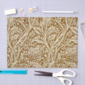 ウィリアム・モリス アーカディア フラワーパターン クラシック 薄葉紙 (クラフト)