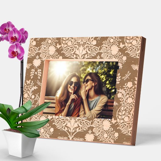 ウィリアム・モリス・アーツ&クラフツ・パターン レーザー彫刻フレーム