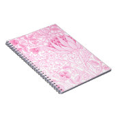 ウィリアム・モリス・アーティチョークピ淡い色のンク ノートブック (右側)