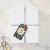 ウィリアム・モリス アート ギフト タグ オリエンタル デザイン (より糸付き)