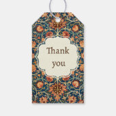 ウィリアム・モリス アート ギフト タグ オリエンタル デザイン (裏面)