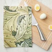 ウィリアム・モリス、アールヌーボーのオリジナル、Agathusのwallp キッチンタオル (四つ折り)