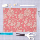 ウィリアム・モリス – アールヌーボーワイルドチューリップ – ピンク 薄葉紙 (クラフト)