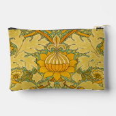 ウィリアム・モリス、アールヌーボー金ゴールドセントジェームズパレス アクセサリーポーチ (裏面)