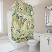 ウィリアム・モリス，アールヌーボー,オリジナル，アガサス，wallp シャワーカーテン (インサイチュ)