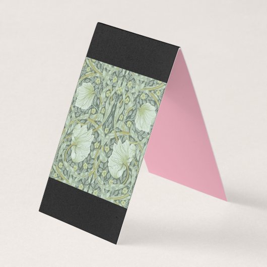 ウィリアム・モリス、アールヌーボー・パターン、美しい芸術 名刺 (正面)