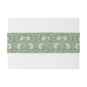 ウィリアム・モリス、アールヌーボー・パターン、美しい芸術 招待状ベリーバンド (裏面例)