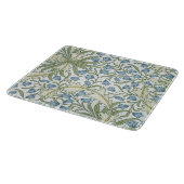 ウィリアム・モリス – アールヌーボー・ブルー・ベルフラワーズ カッティングボード (角)