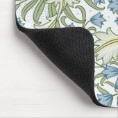 ウィリアム・モリス – アールヌーボー・ブルー・ベルフラワーズ マウスパッド (コーナー)