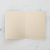 ウィリアム・モリス – アールヌーボー・ブルー・マリゴールド カード (内部)