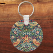 ウィリアム・モリス・イチゴ泥棒の復元版 キーホルダー (正面)