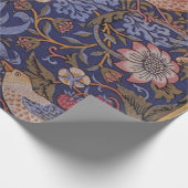 ウィリアム・モリス・イチゴ泥棒の花柄  ラッピングペーパー (角)