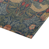 ウィリアム・モリス・イチゴ泥棒の鳥 カッティングボード (角)