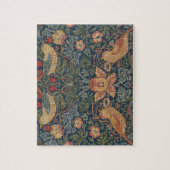 ウィリアム・モリス・イチゴ泥棒の鳥 ジグソーパズル (縦)