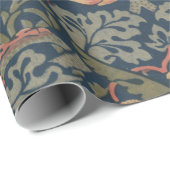 ウィリアム・モリス・イチゴ泥棒の鳥 ラッピングペーパー (ロールコーナー)