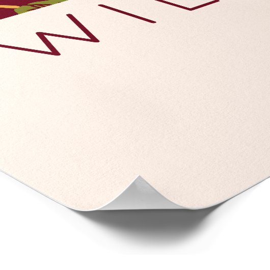 ウィリアム・モリス・イチゴ泥棒ウォールアートポスター ポスター (角)