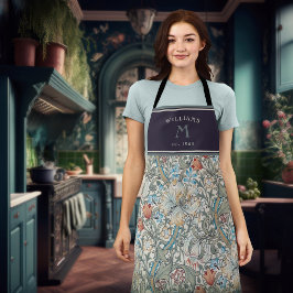 ウィリアム・モリス・イチゴ泥棒エプロン エプロン