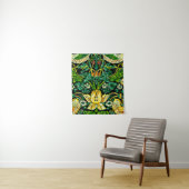 ウィリアム・モリス・イチゴ泥棒グリーンとオレンジ タペストリー (インサイチュ)