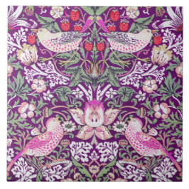 ウィリアム・モリス・イチゴ泥棒パターン タイル