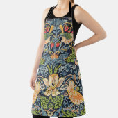 ウィリアム・モリス・イチゴ泥棒フローラルパターン エプロン (インサイチュ)