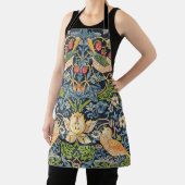 ウィリアム・モリス・イチゴ泥棒フローラルパターン エプロン (インサイチュ)