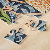 ウィリアム・モリス・イチゴ泥棒フローラルパターン ジグソーパズル (側面)