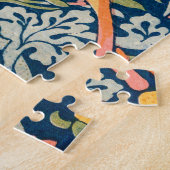 ウィリアム・モリス・イチゴ泥棒フローラルパターン ジグソーパズル (側面)