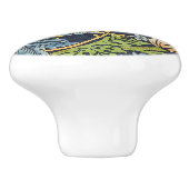 ウィリアム・モリス・イチゴ泥棒フローラルパターン セラミックノブ (側面)