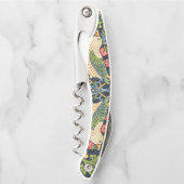 ウィリアム・モリス・イチゴ泥棒フローラルパターン ソムリエナイフ (正面)