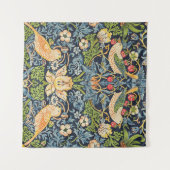 ウィリアム・モリス・イチゴ泥棒フローラルパターン タペストリー (正面(横))