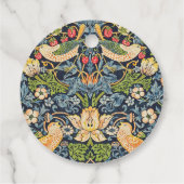 ウィリアム・モリス・イチゴ泥棒フローラルパターン フェイバータグ (裏面)