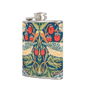 ウィリアム・モリス・イチゴ泥棒フローラルパターン フラスク (左)