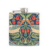 ウィリアム・モリス・イチゴ泥棒フローラルパターン フラスク (正面)