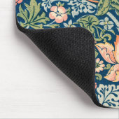 ウィリアム・モリス・イチゴ泥棒フローラルパターン マウスパッド (コーナー)