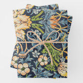 ウィリアム・モリス・イチゴ泥棒フローラルパターン ラッピングペーパーシート (インサイチュ)