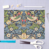 ウィリアム・モリス・イチゴ泥棒フローラルパターン 薄葉紙 (クラフト)